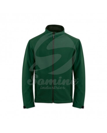 ST-7706 Sports Custom Green Soft Shell Jacket