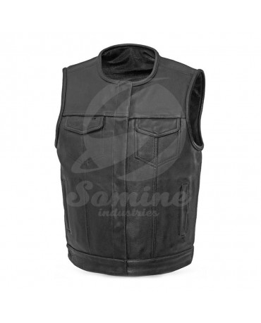 ST-5304 Pu Leather Men Vest