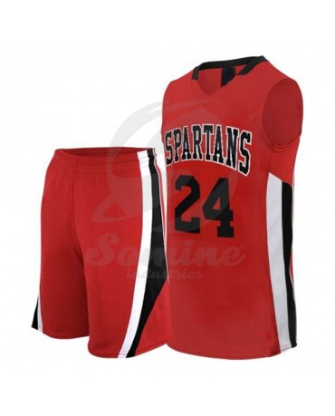 ST-4206 Red Basketball Uniform